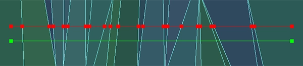 Path point difference with or without path simplification